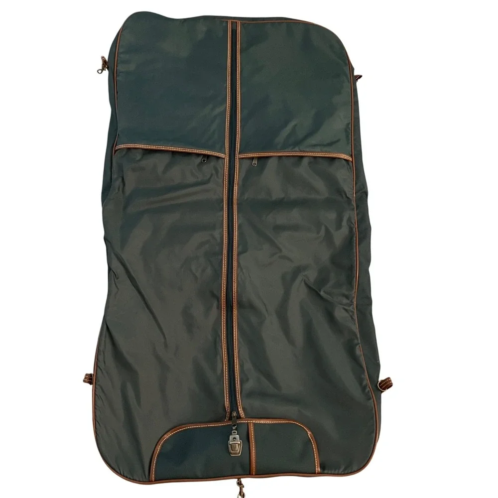 Ricardo Beverly Hills Garment Bag Forest Green bi- Fold Travel Suit Carrier